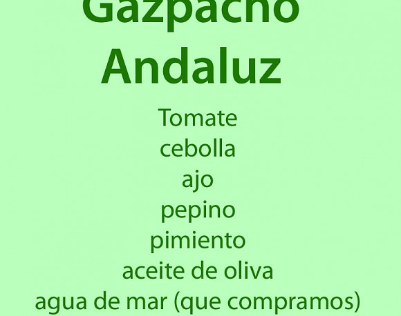 Andalusischer gazpacho